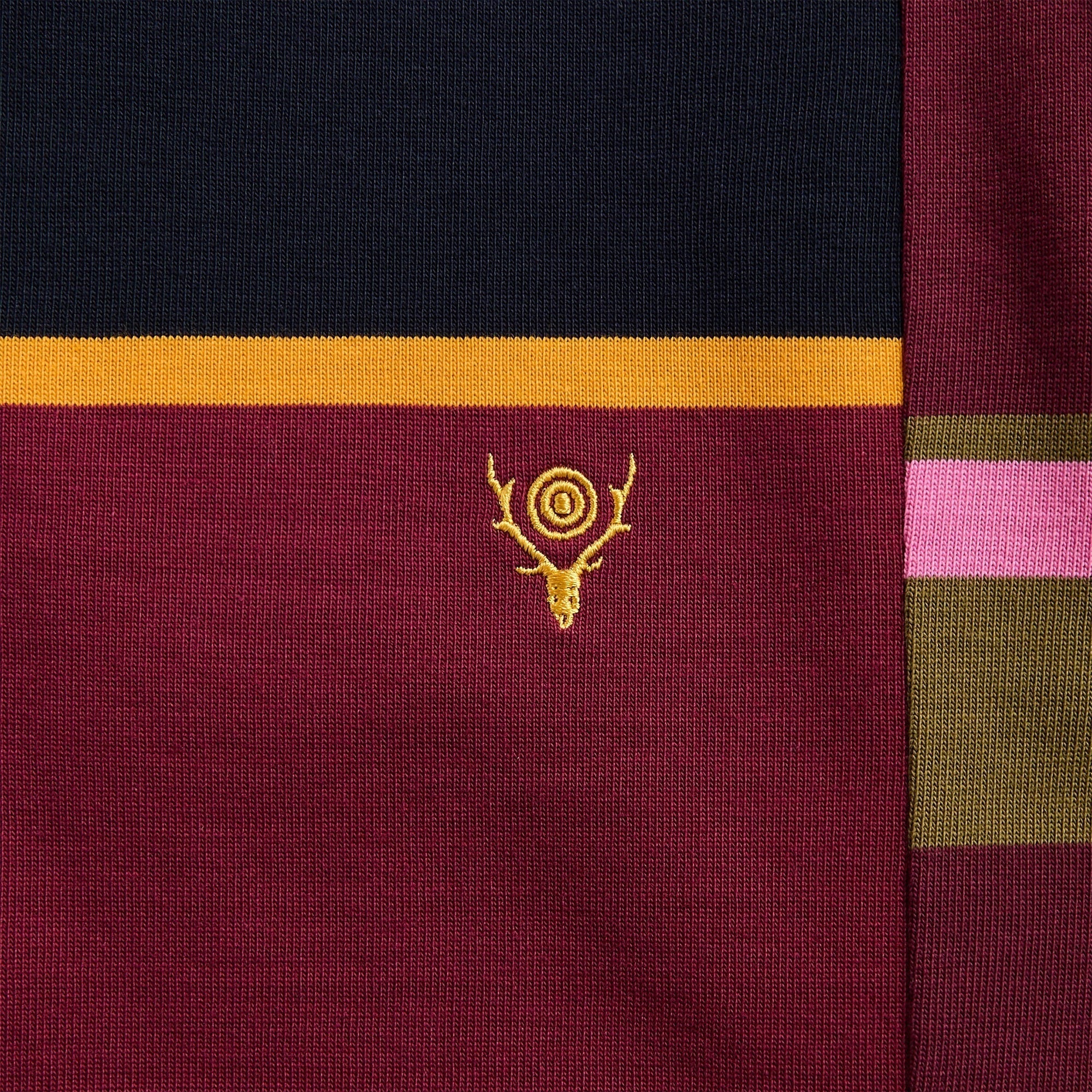 South2 West8 Rugger Cotton Plainstitch Shirt - Crazy Pattern
