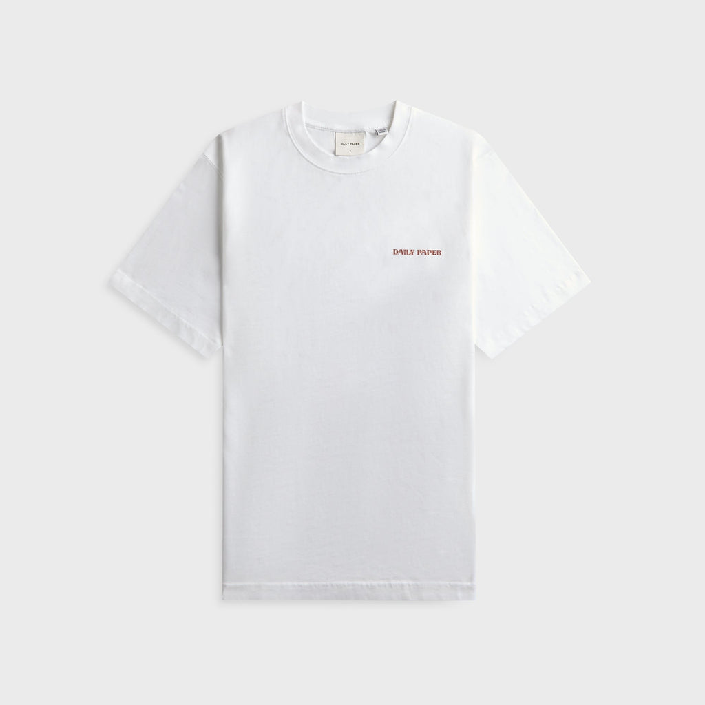 Daily Paper Safari Rally Short Sleeve Tee - White
