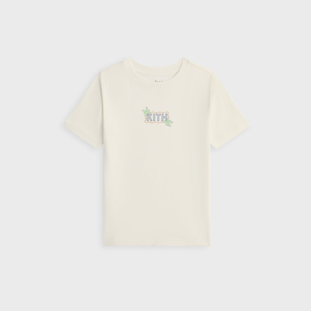 Kith Kids Beach Tile Classic Logo Graphic Tee - Silk