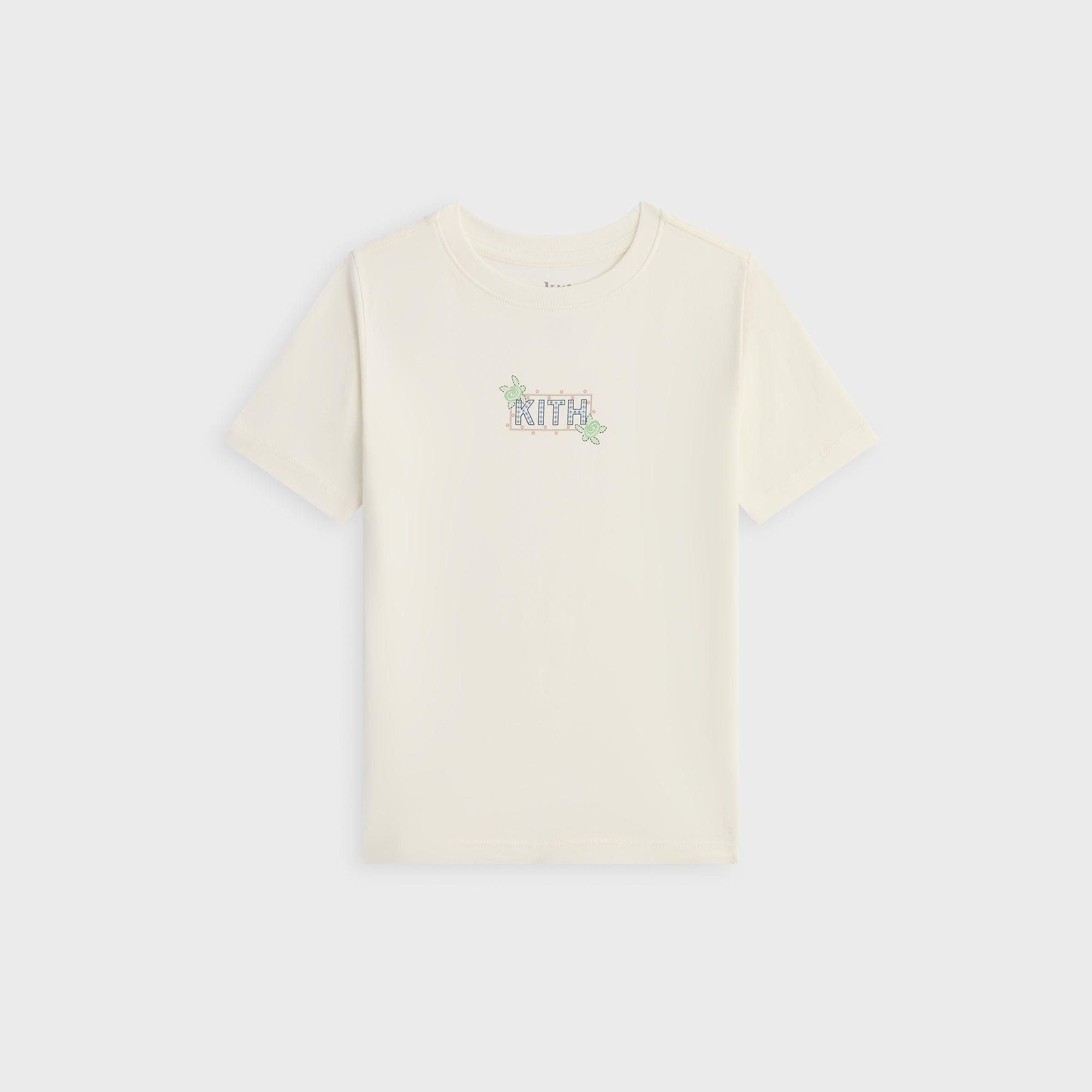 Kith Kids Beach Tile Classic Logo Graphic Tee - Silk