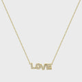 Isa Grutman Love Necklace - Yellow Gold