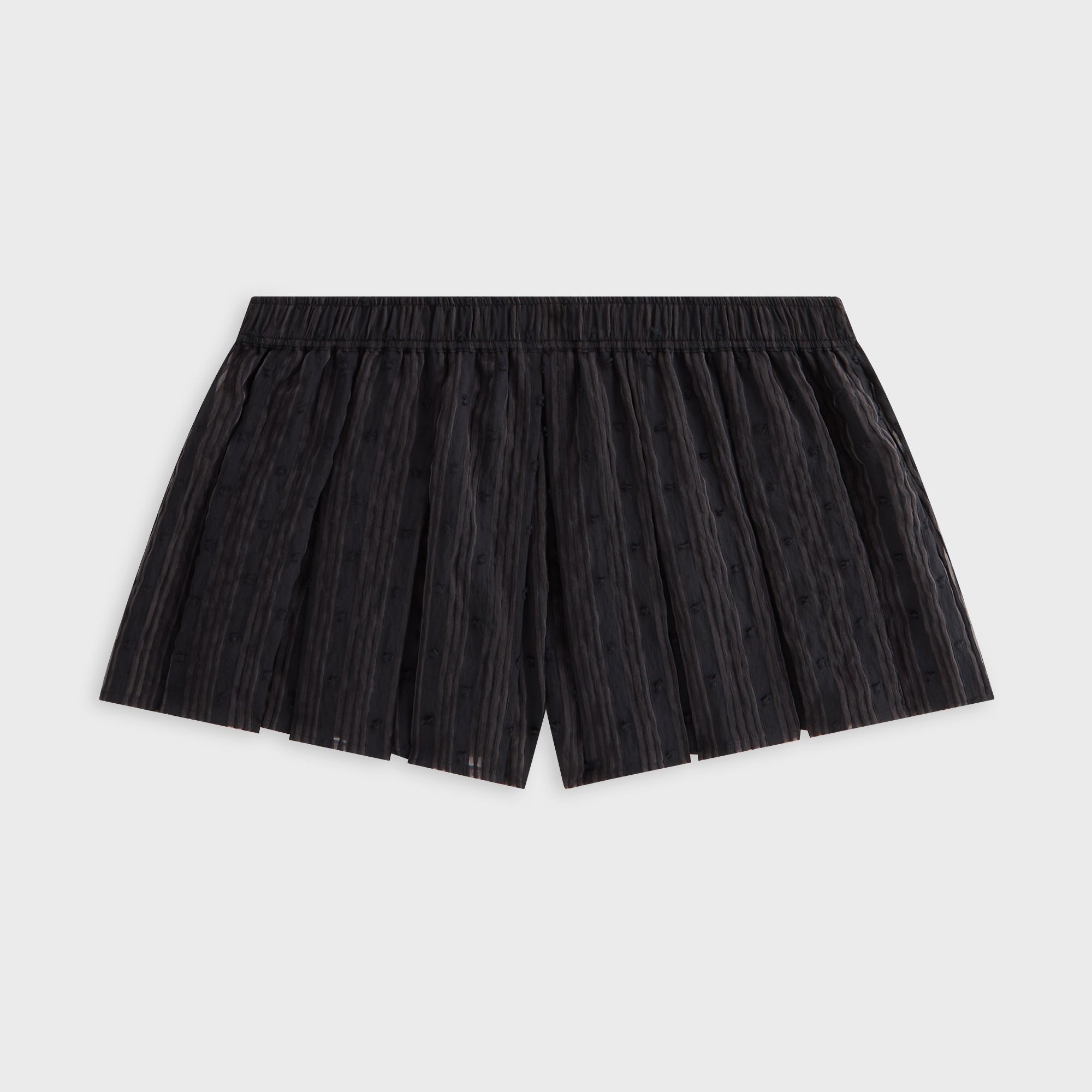 Kith Women Sashi Sheer Pleated Short - Black