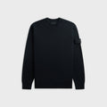 Stone Island Cotton Cashmere_S.I. Ghost Crewneck Jumper - Navy Blue