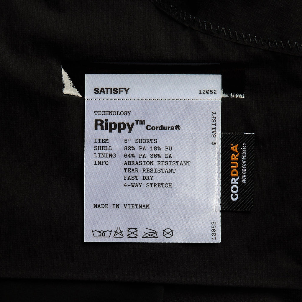 Satisfy RippyTM Cordura® Trail Short - Black