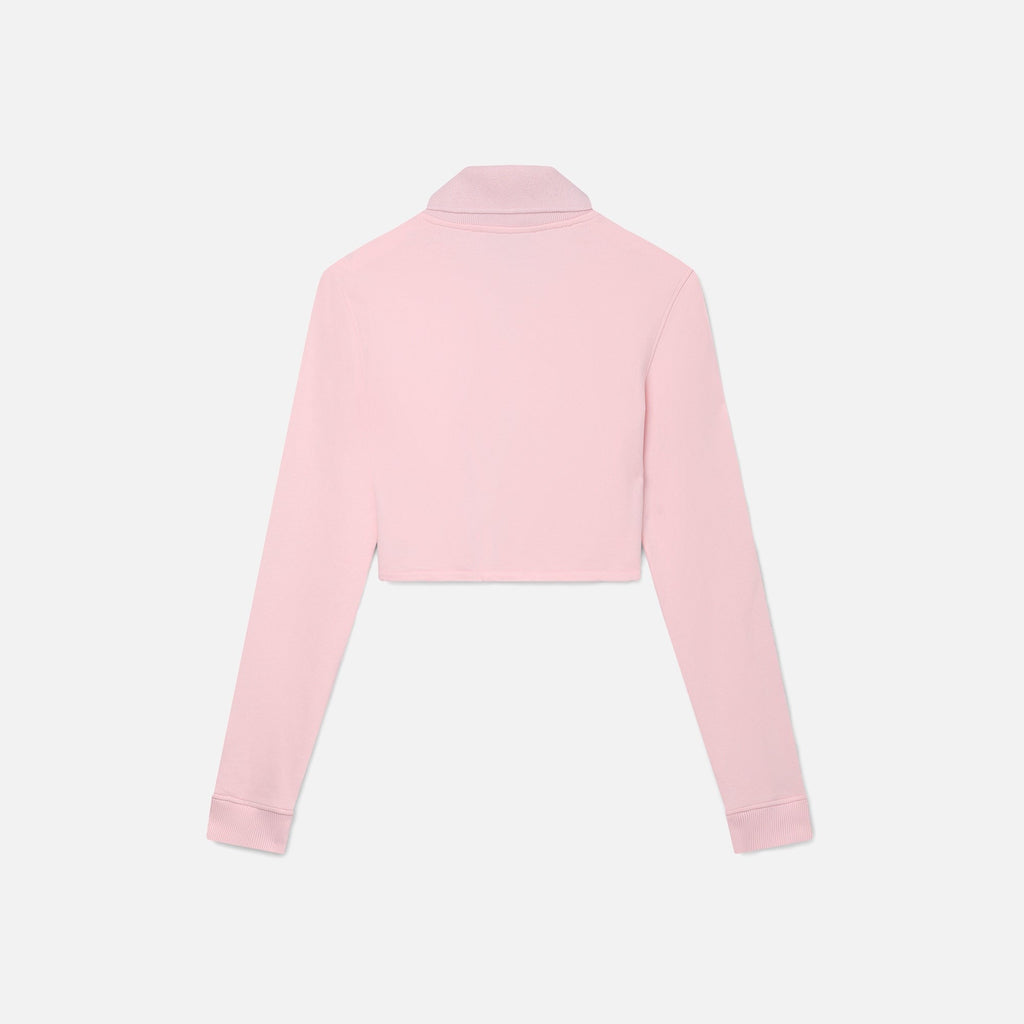 Casablanca Cropped Motosport Track Jacket - Pink