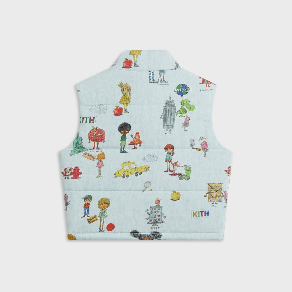 Kith Kids for Matthew Langille Puffer Vest - Polar - PH