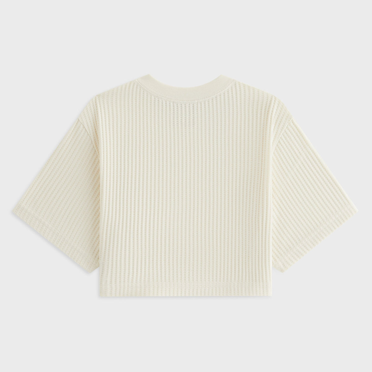 Kith Women Fei Waffle Cropped Tee - Sandrift