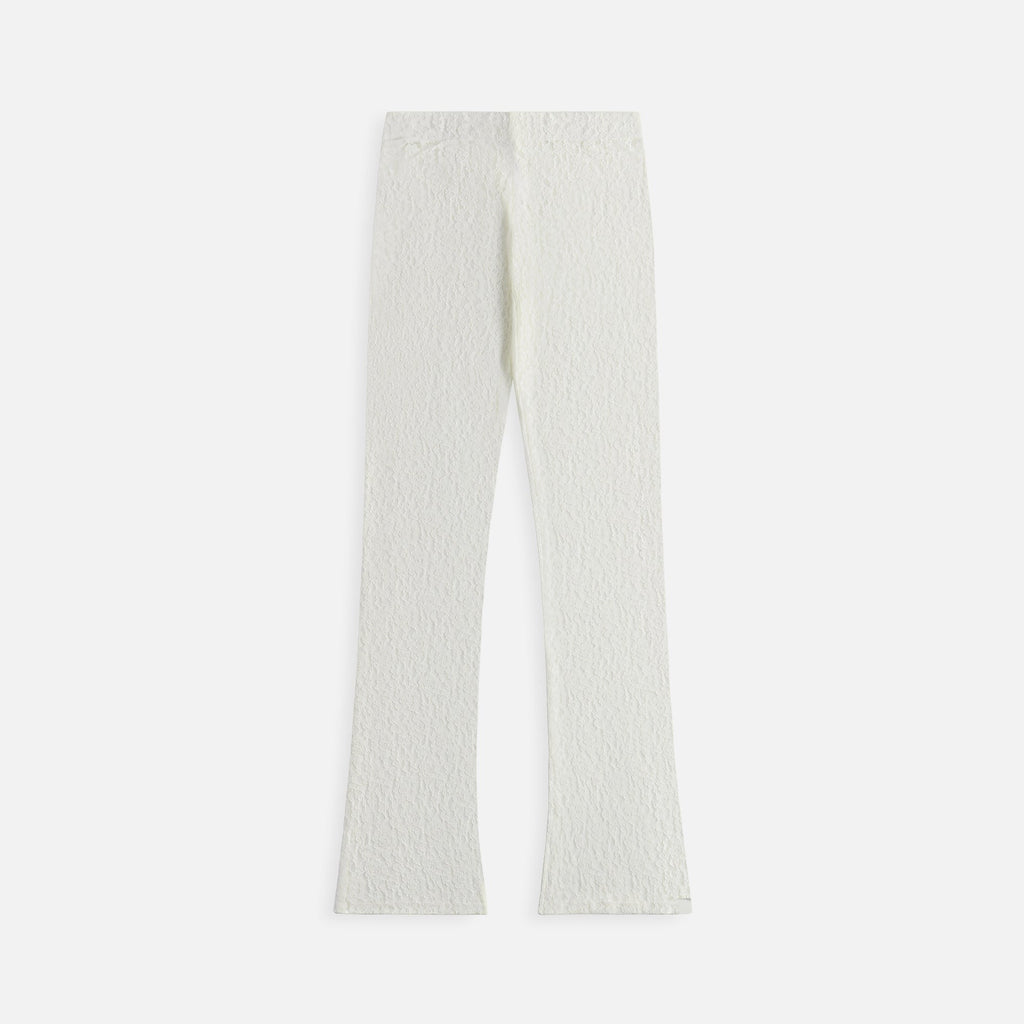 EB Denim Low Rise Lace Legging - Off White