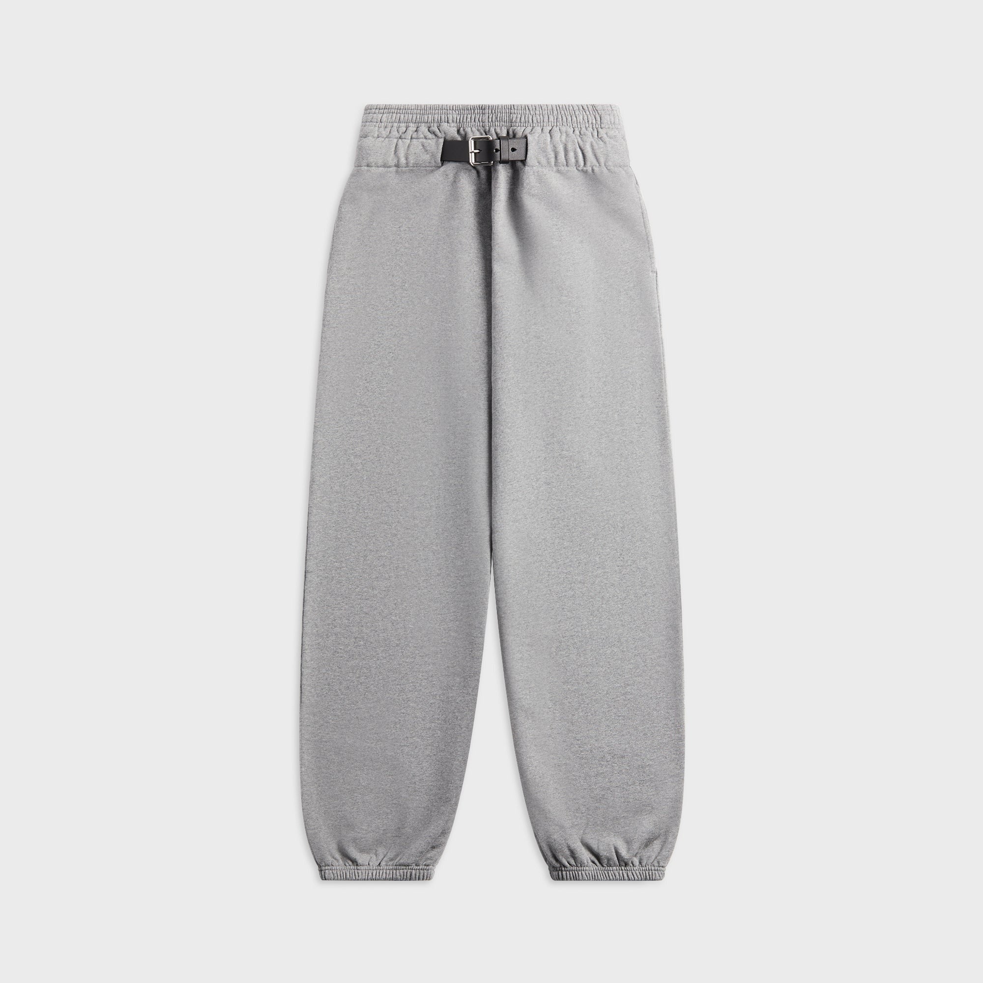 Alexander Wang Crystal Hotfix Mid-Rise Terry Sweatpant - Grey