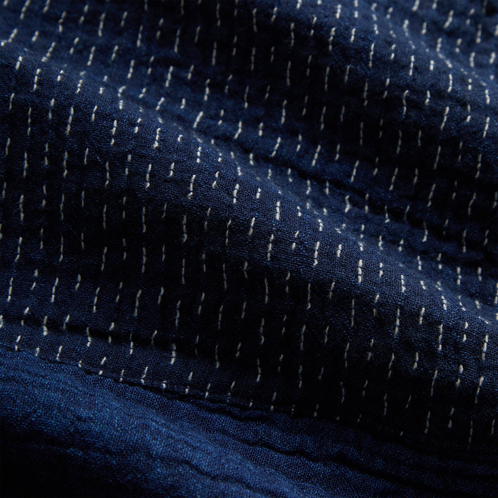 Kith Stitched Patchwork Curtis Short - Mid Indigo