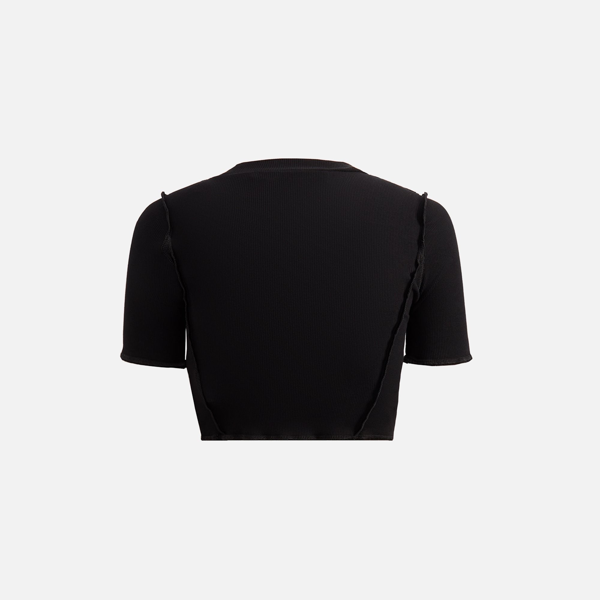 Palm Angels Classic Logo Crop Top - Black