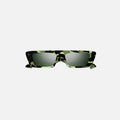 Gucci Acetate Rectangle Frames - Green Camo