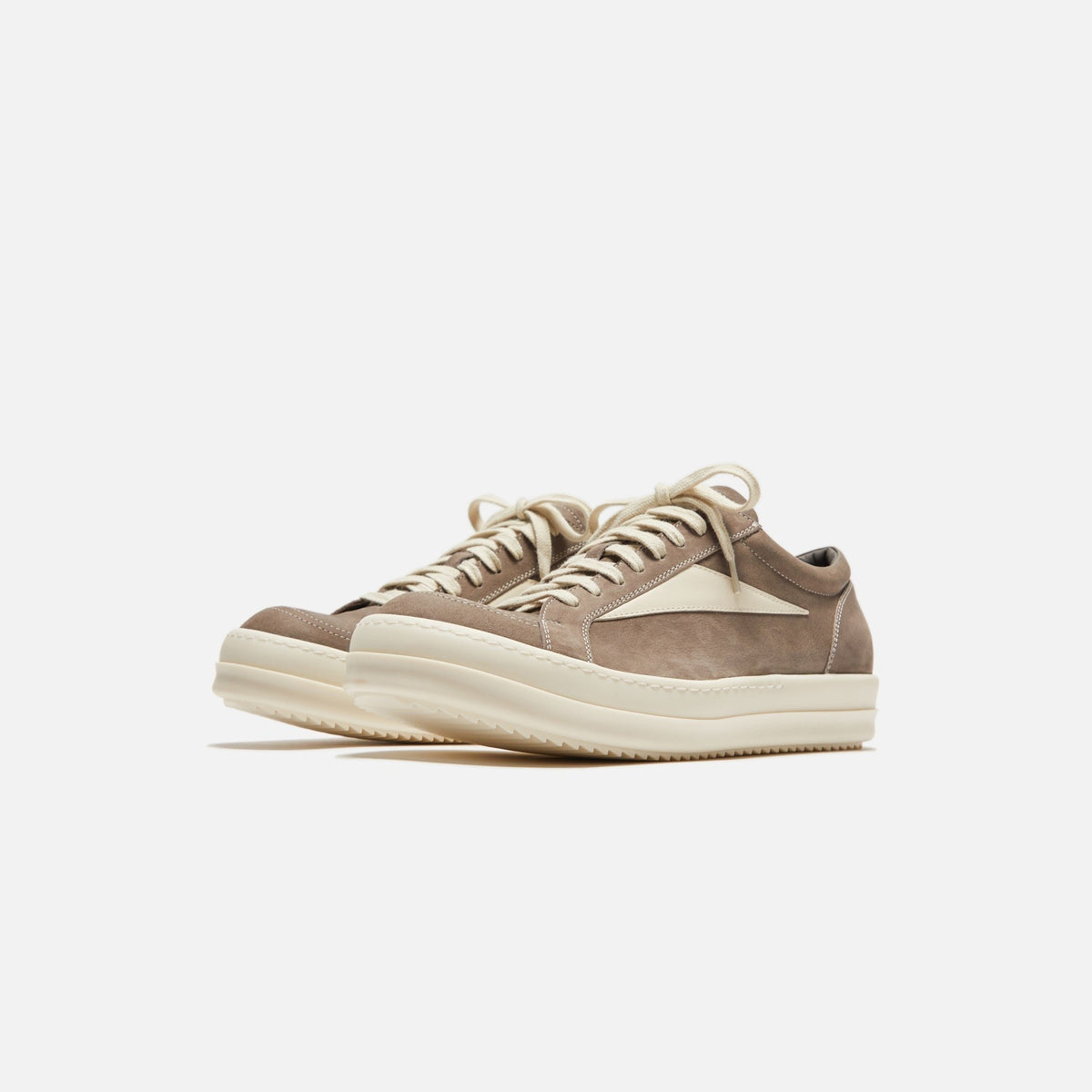 Rick Owens Vintage Sneakers - Dust / Milk / Milk Scarpe / Pelle