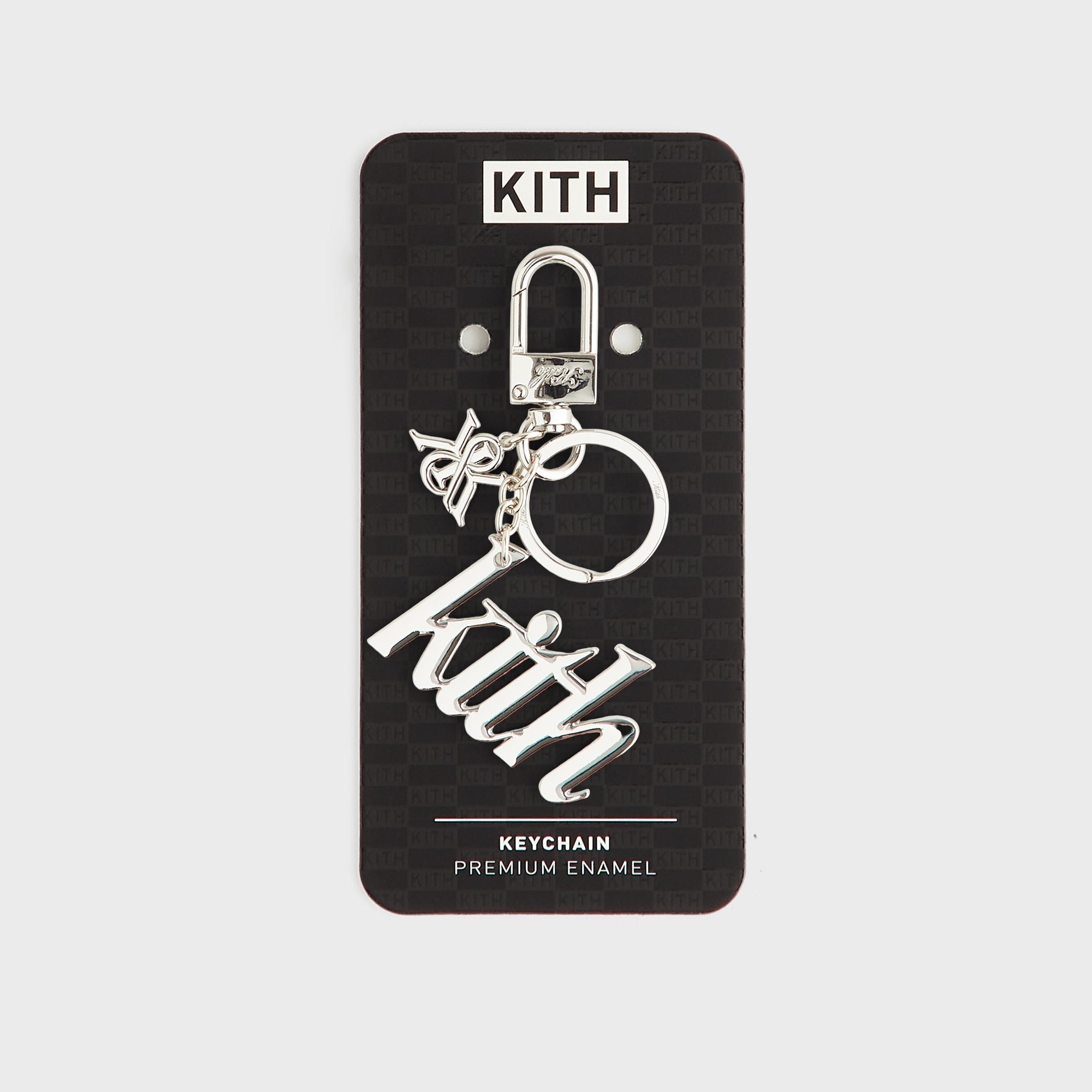 Kith Women Kith & Crest Keychain - Silver