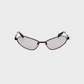 Jacquemus Bambino Metal Frames - Matt Black / Grey
