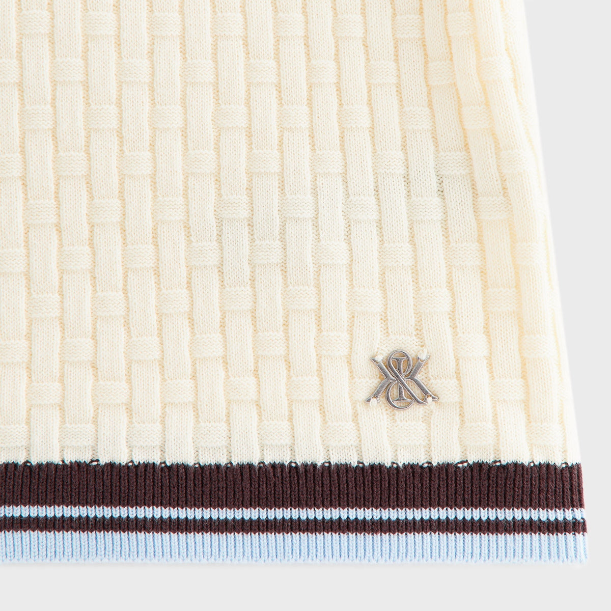 Kith Women Taylen Basketweave Sweater Polo - Nano