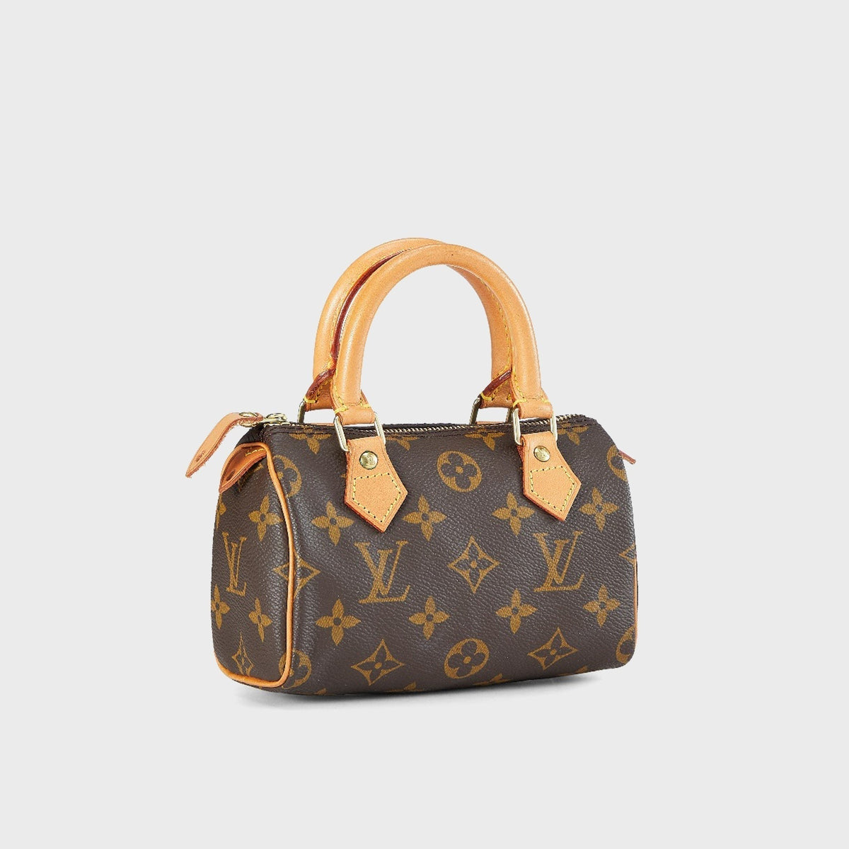 WGACA Louis Vuitton Monogram Mini HL Speedy No Strap Bag - Brown