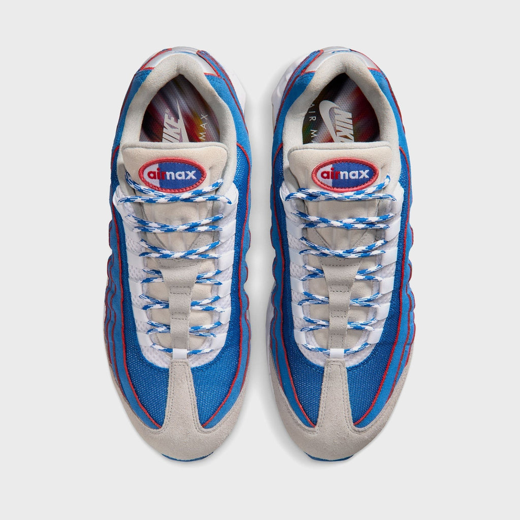 Nike Air Max 95 Big Bubble - Blue Sapphire / Metallic Silver / White / Light Smoke Grey