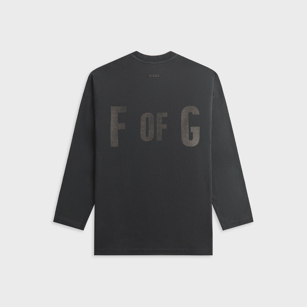 Fear of God F OF G Long Sleeve Tee - Black