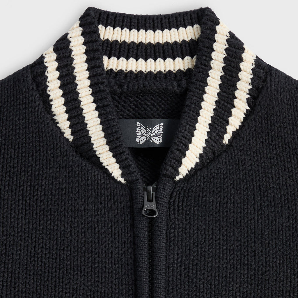 Kith for Needles Wyona Full Zip Sweater - Black