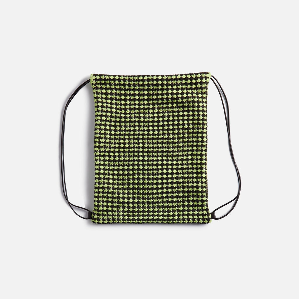 adidas Originals by Wales Bonner Crochet Gym Bag - Semi Frozen Yellow / Night Brown