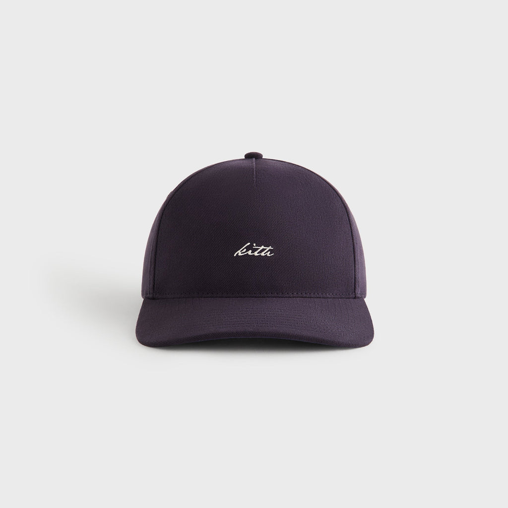 Kith Autograph Brushed Twill Bay Low Pinch Crown Cap - Nocturnal