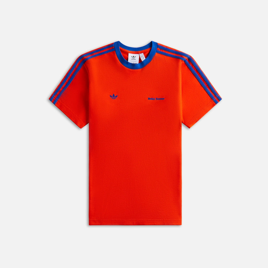 adidas Originals by Wales Bonner Tee - Blue / Scarlet Red