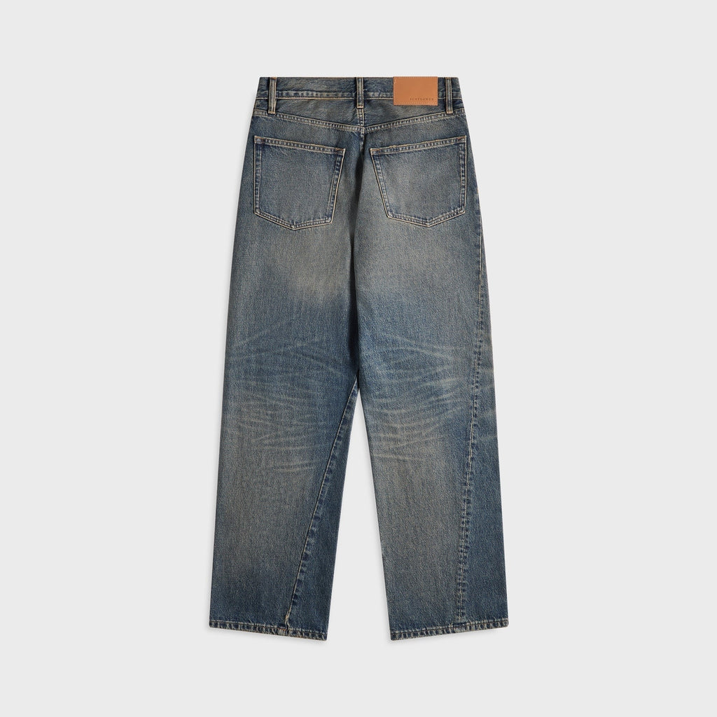 Sunflower Wide Twist Jean - Dirty Blue