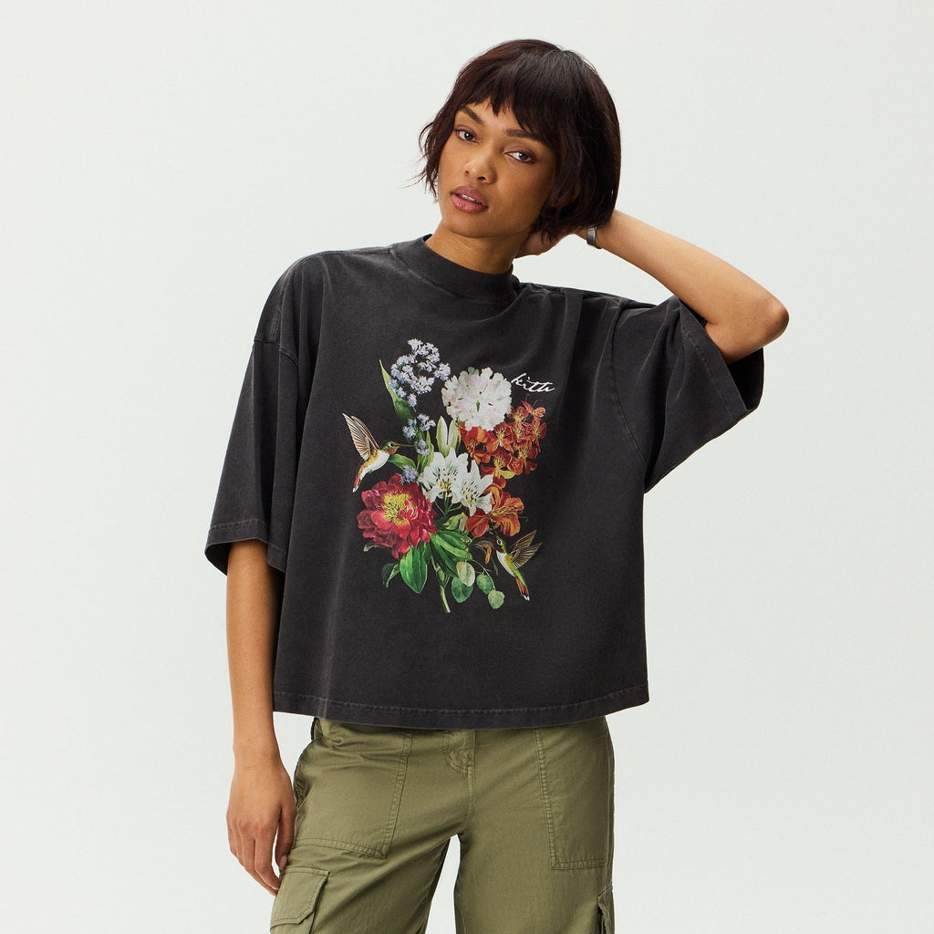 Kith Women Ruben Bouquet Floral Tee - Black