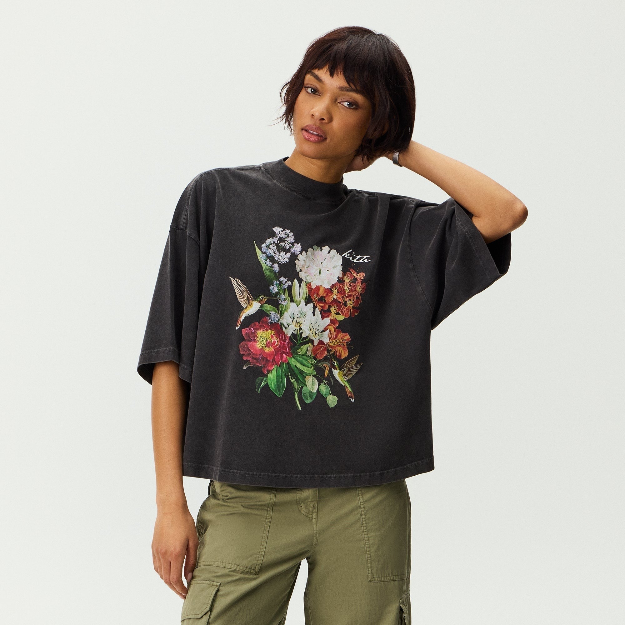 Kith Women Ruben Bouquet Floral Tee - Black