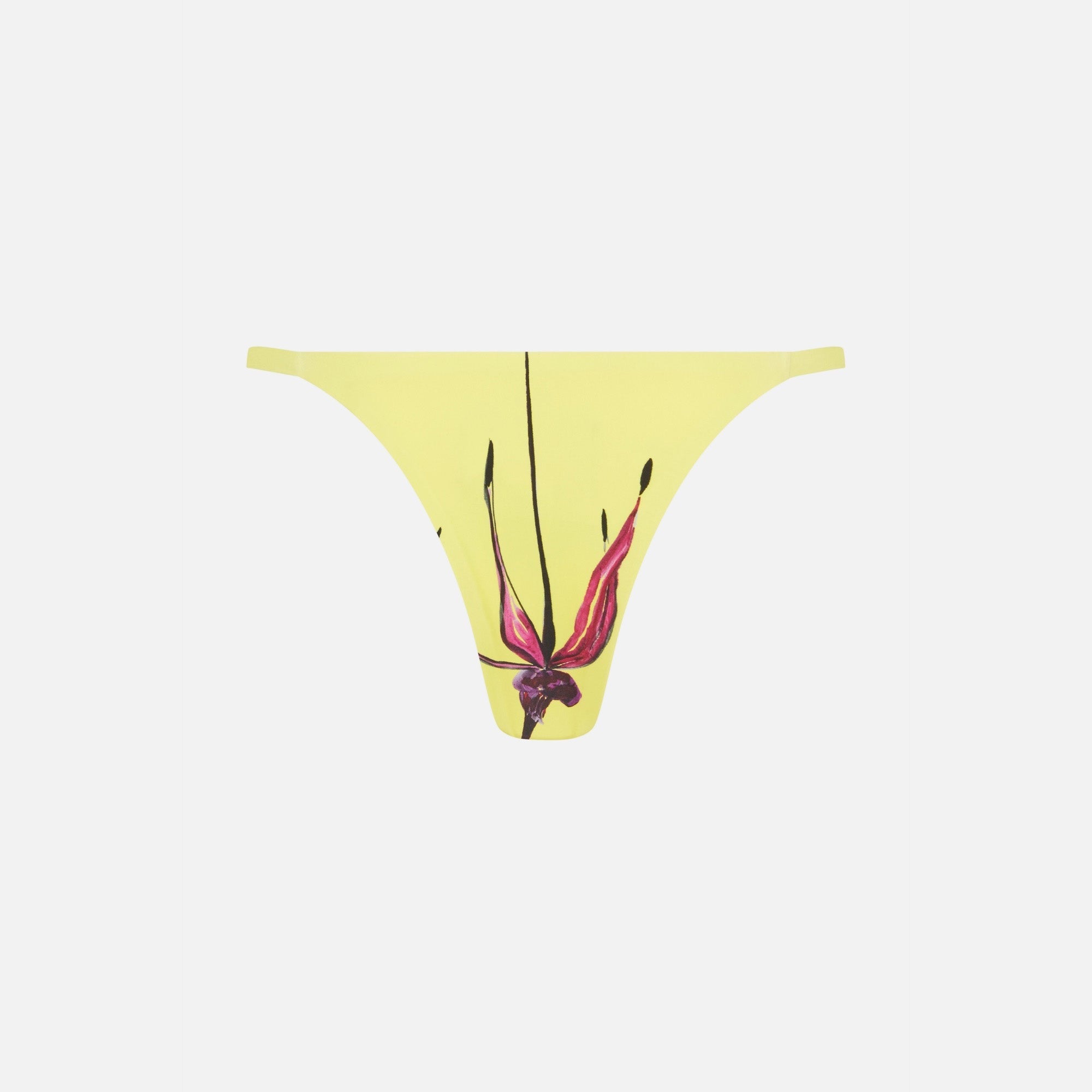 Louisa Ballou Mini Ring Bikini Bottoms - Caledenia Orchid