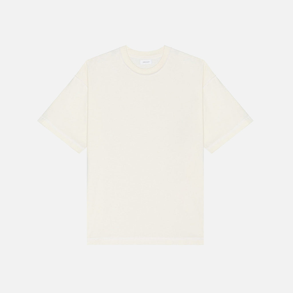 John Elliott Reverse Cropped Tee - Salt