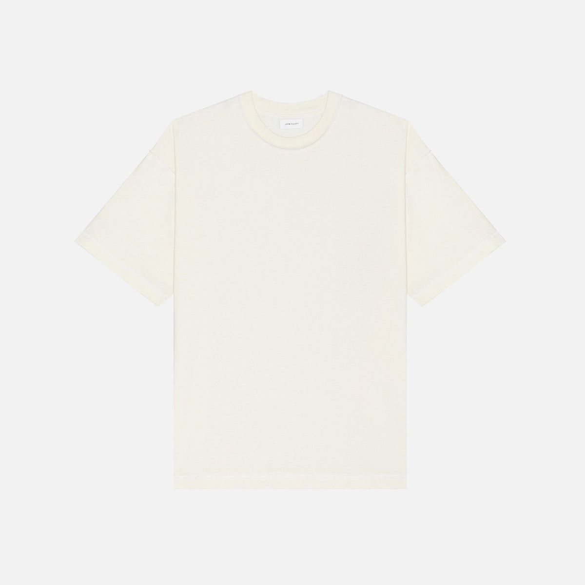 John Elliott Reverse Cropped Tee - Salt