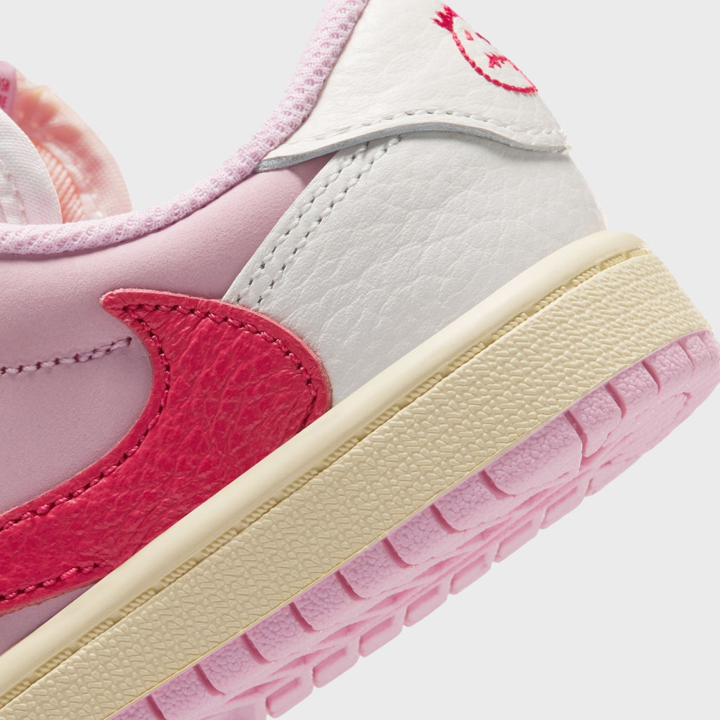 Jordan x Travis Scott PS Jordan 1 Retro Low OG - Sail / Tropical Pink / Shy Pink / Muslin