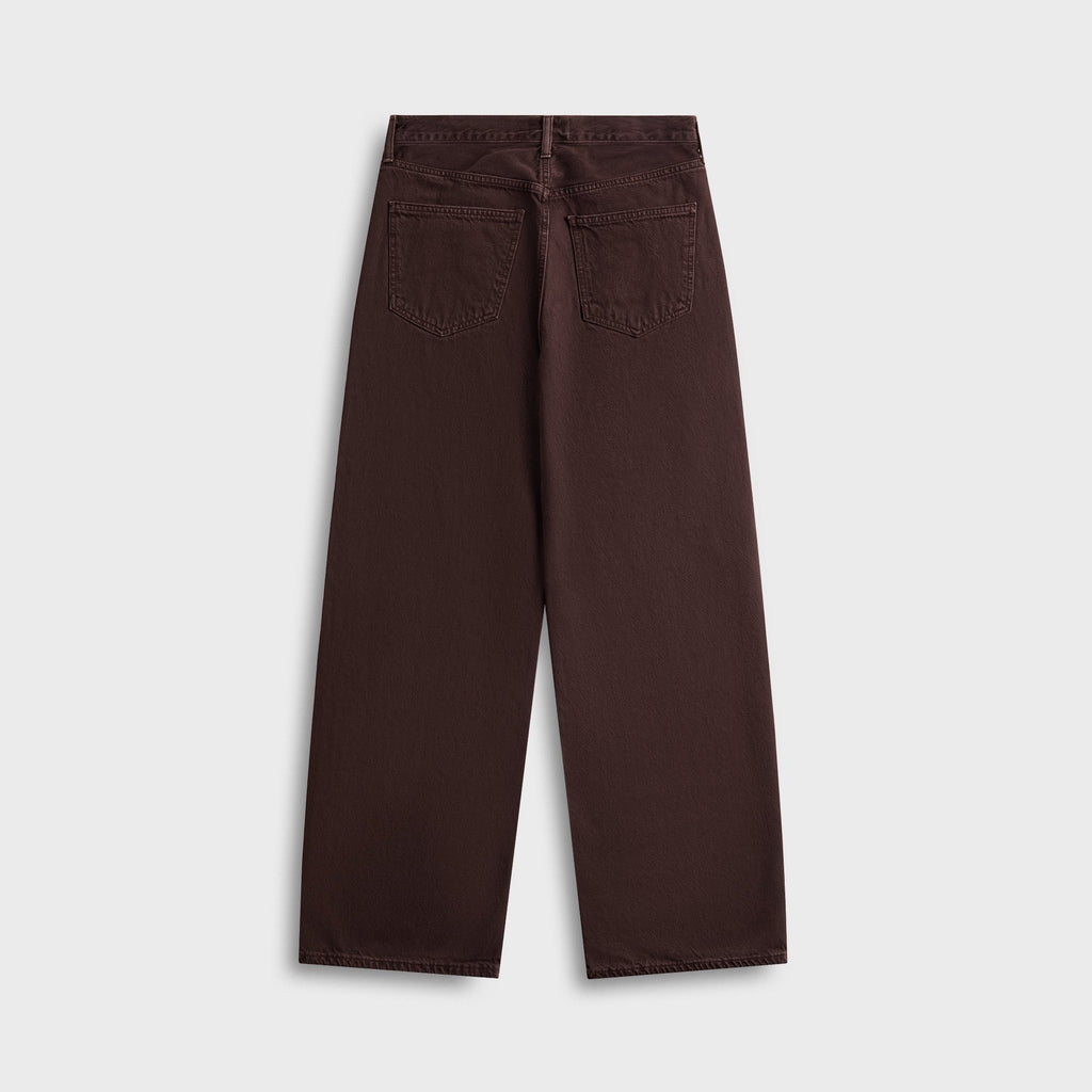 Agolde Ren High Rise Wide Leg Ankle Jean - Sloe Berry