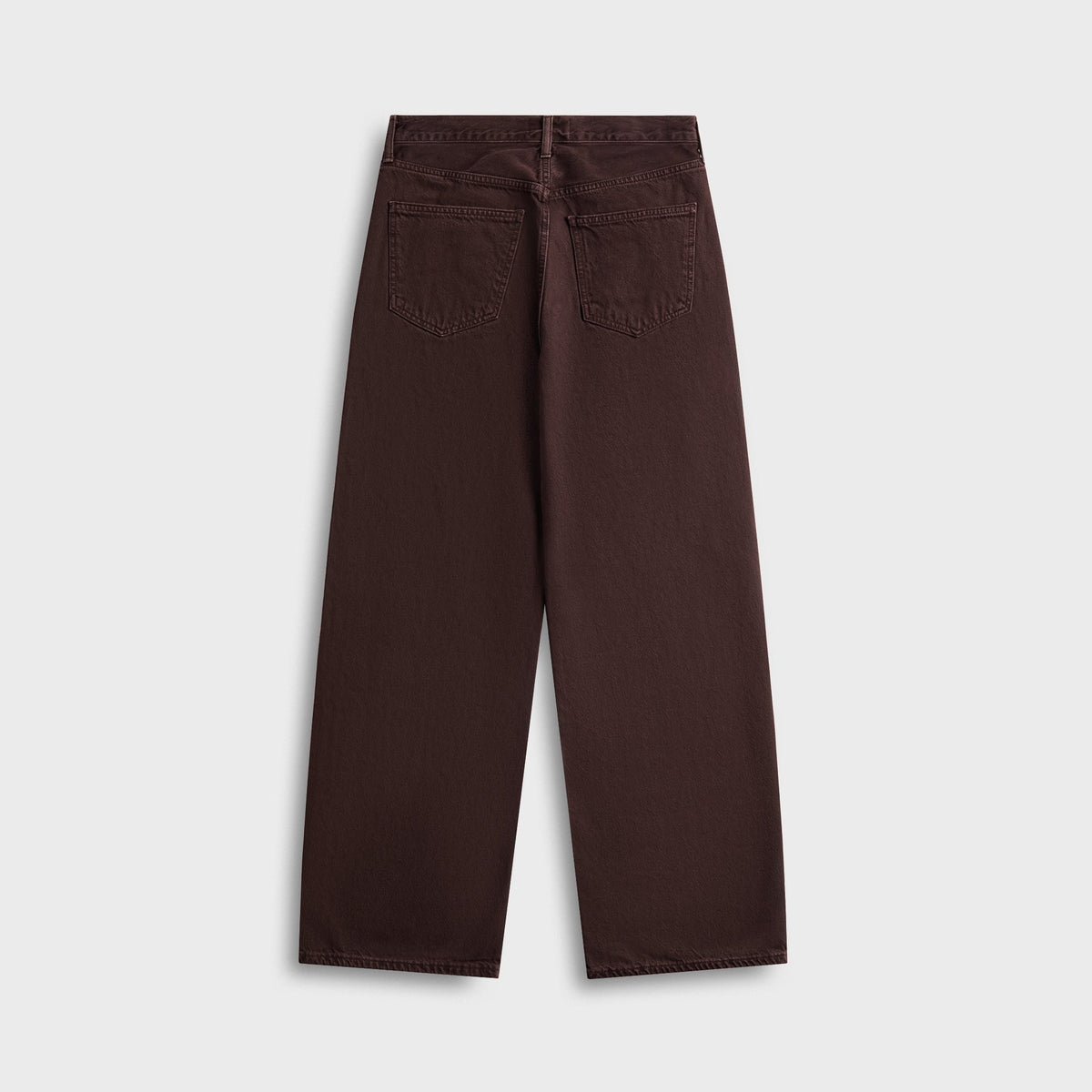 Agolde Ren High Rise Wide Leg Ankle Jean - Sloe Berry