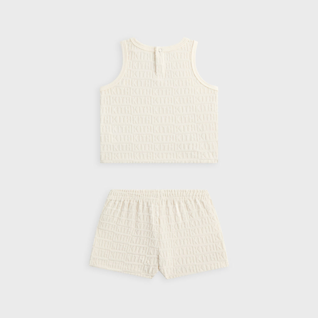 Kith Baby Monogram Terry Tank Set - Silk