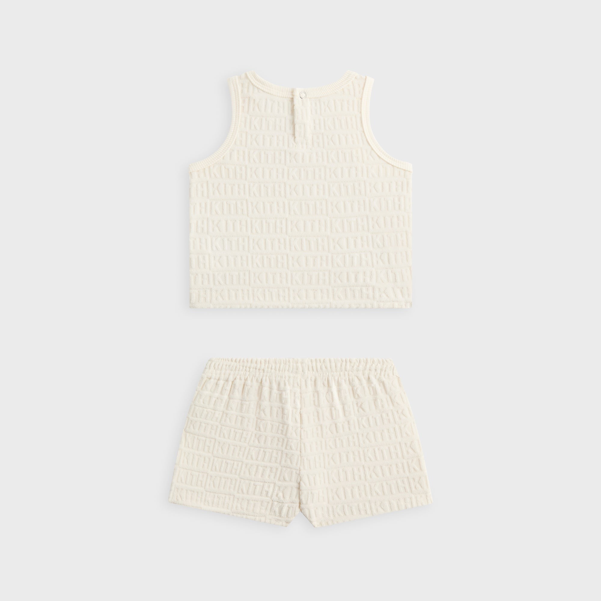 Kith Baby Monogram Terry Tank Set - Silk