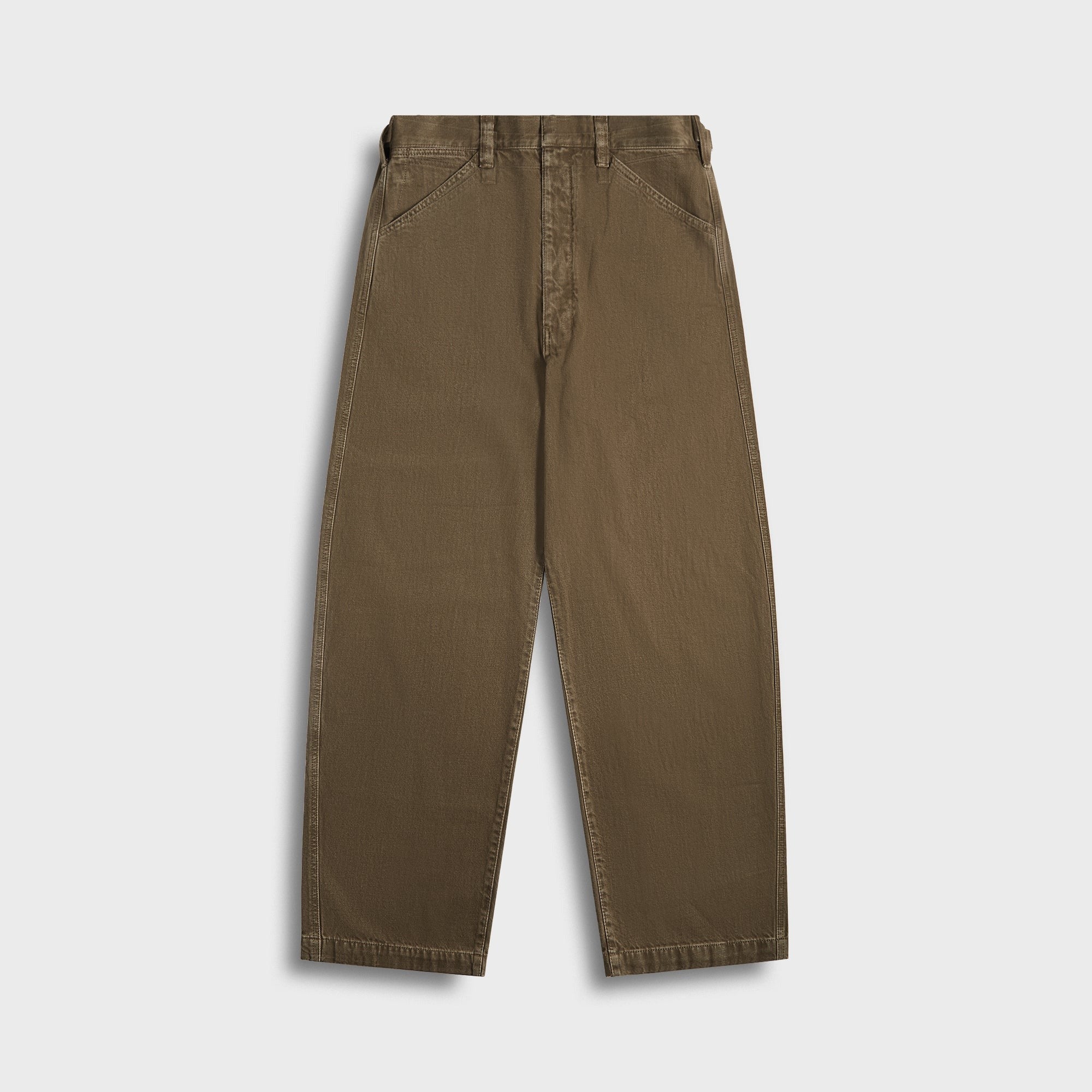Lemaire Maxi Workwear Pants - Moss Green