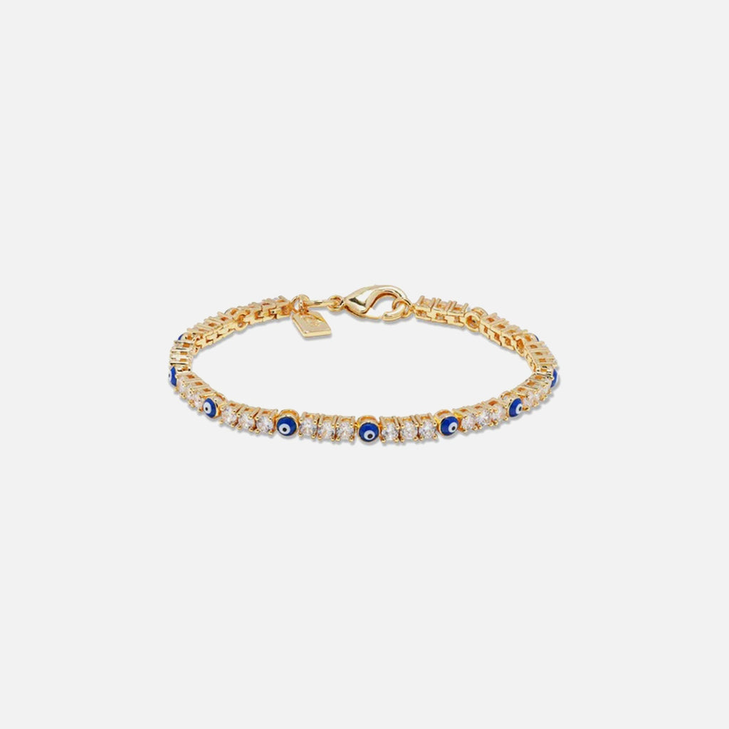 Crystal Haze Serena Bracelet x Evil Eye - Blue