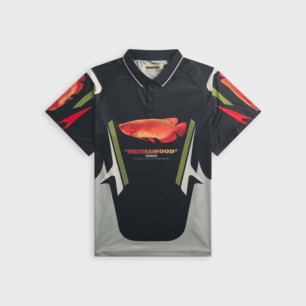 Metalwood Arowana Sport Polo - Black