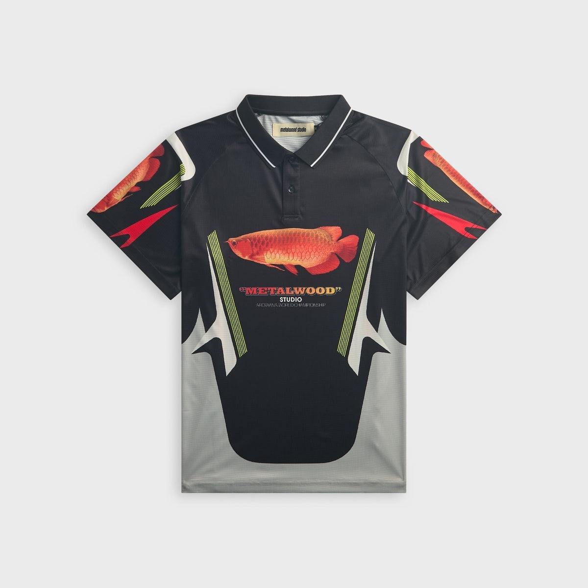 Metalwood Arowana Sport Polo - Black