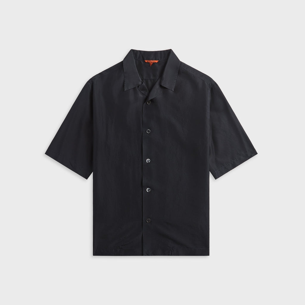 Barena Solana Camp Collar Silk Shirt - Blue