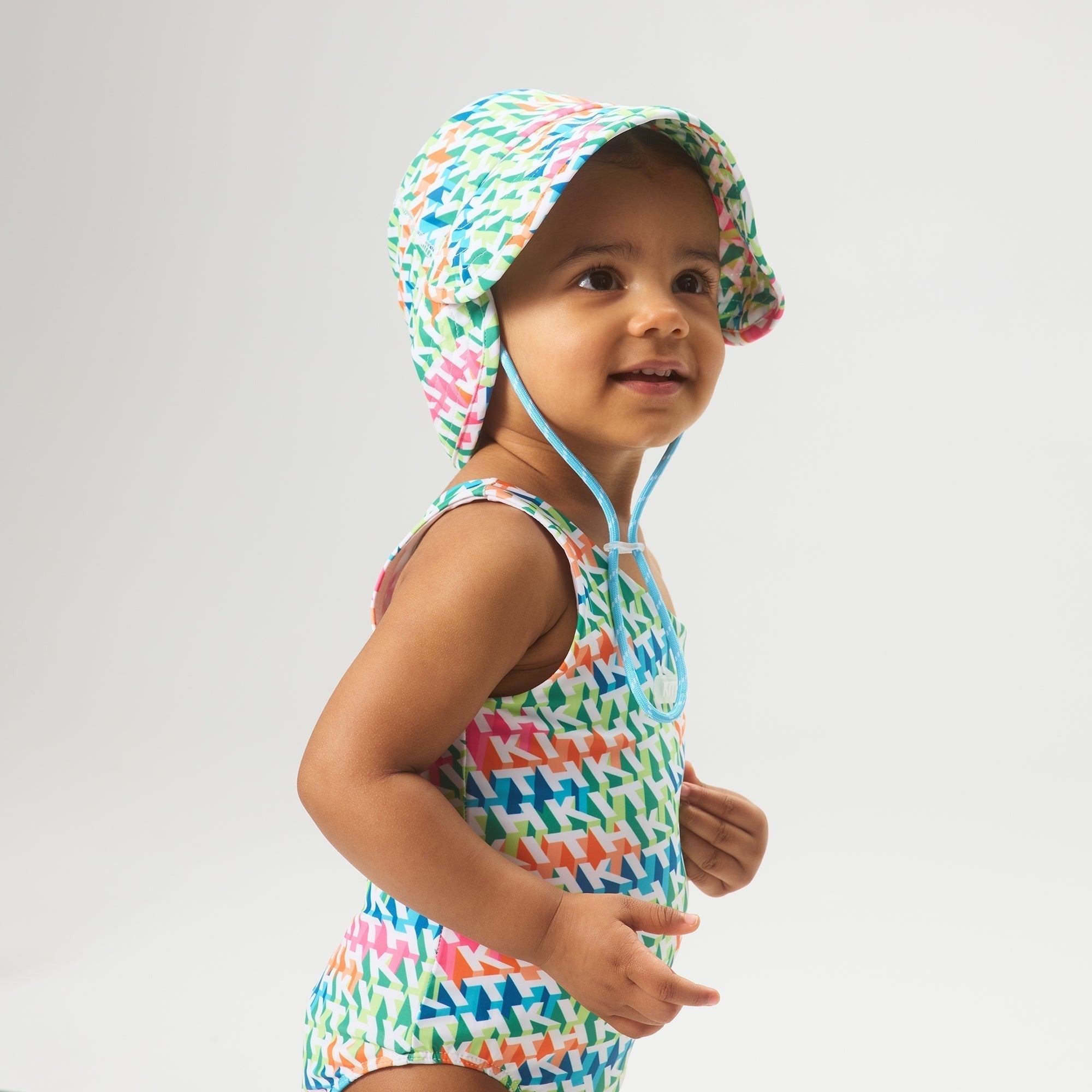 Kith Baby Printed Swim Bucket Hat - Periodot
