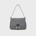 WGACA Fendi Zucchino Mamma Shoulder Bag - Navy