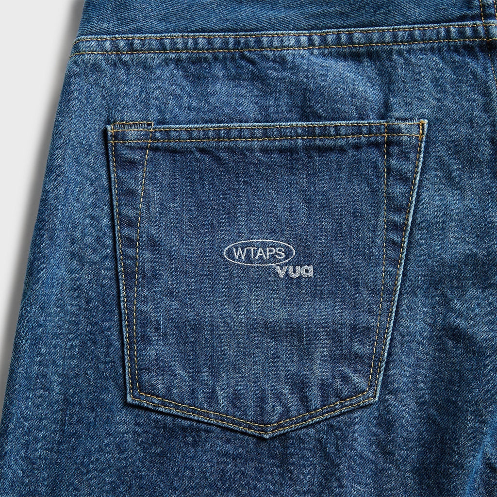 WTAPS Blues Straight Cotton Denim Trouser - Indigo