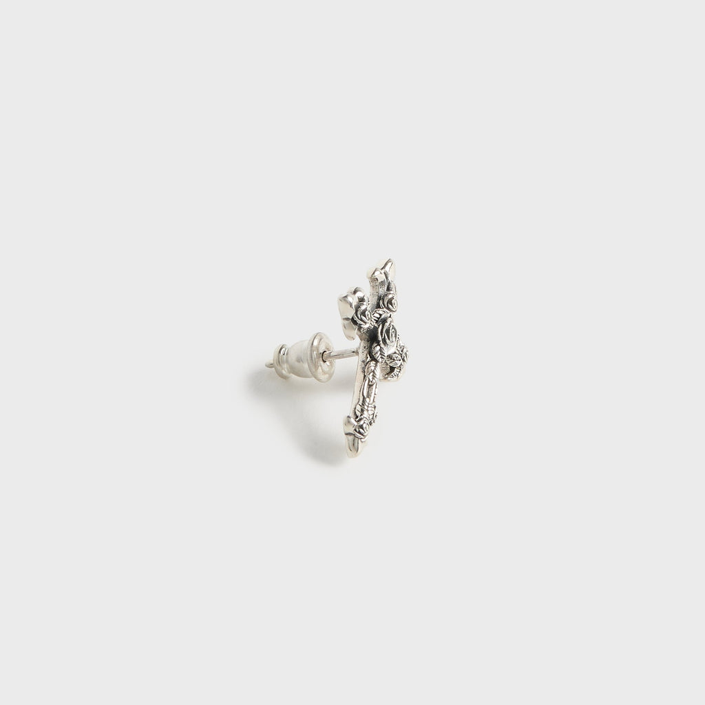 Emanuele Bicocchi Rose Stud Earring - Silver