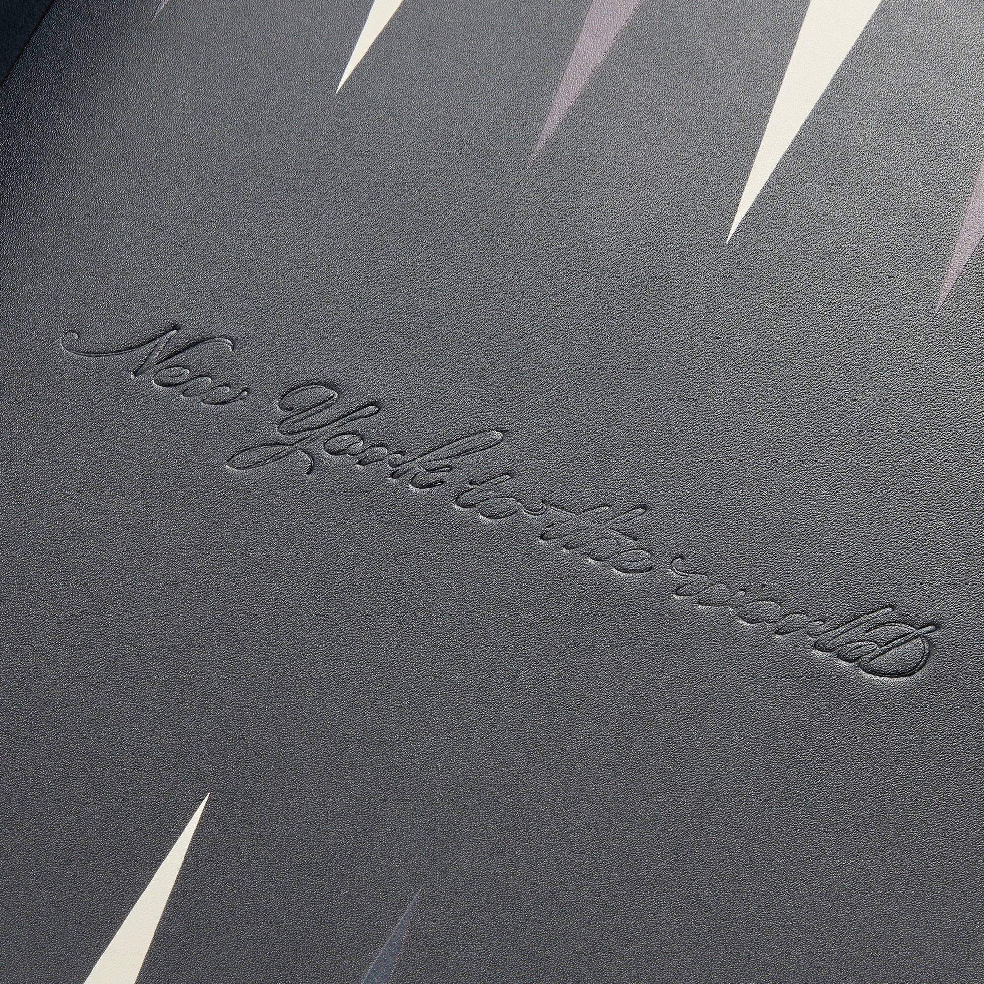 Kith Monogram Debossed Suede Backgammon Set - Ink