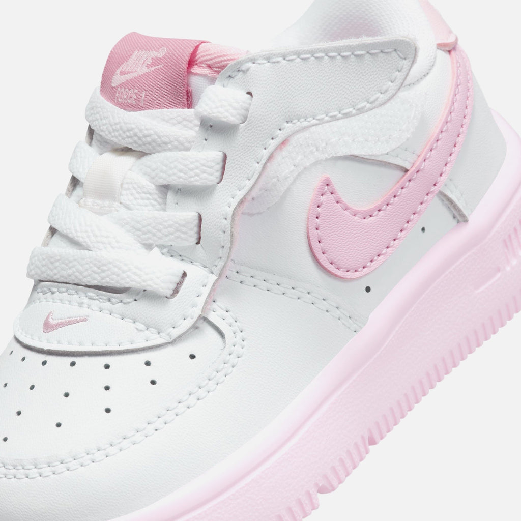 Nike TD Force 1 Low Easyon - White / Pink Foam