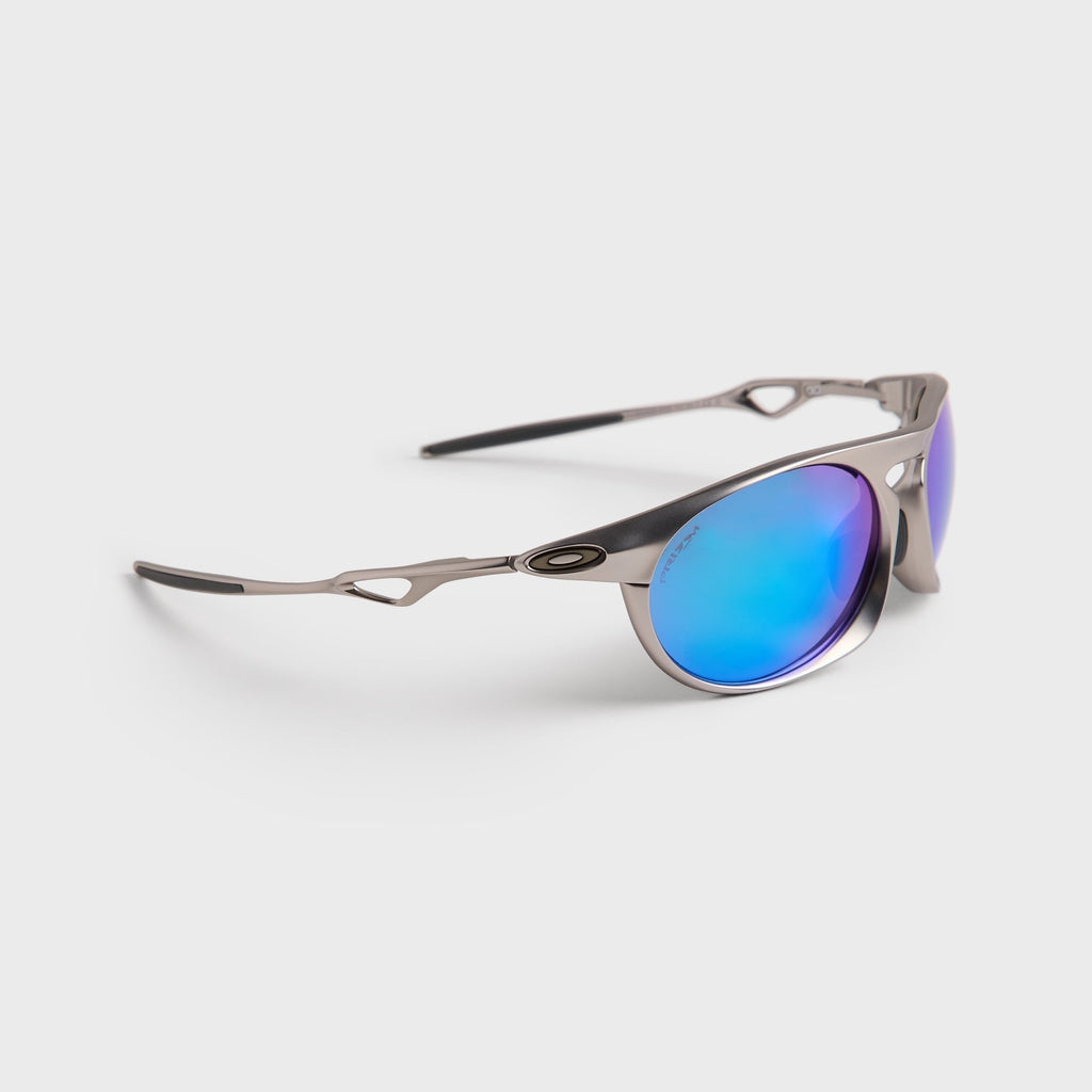 Oakley Neo Jacket Sunglasses - Satin Chrome / Prizm Sapphire